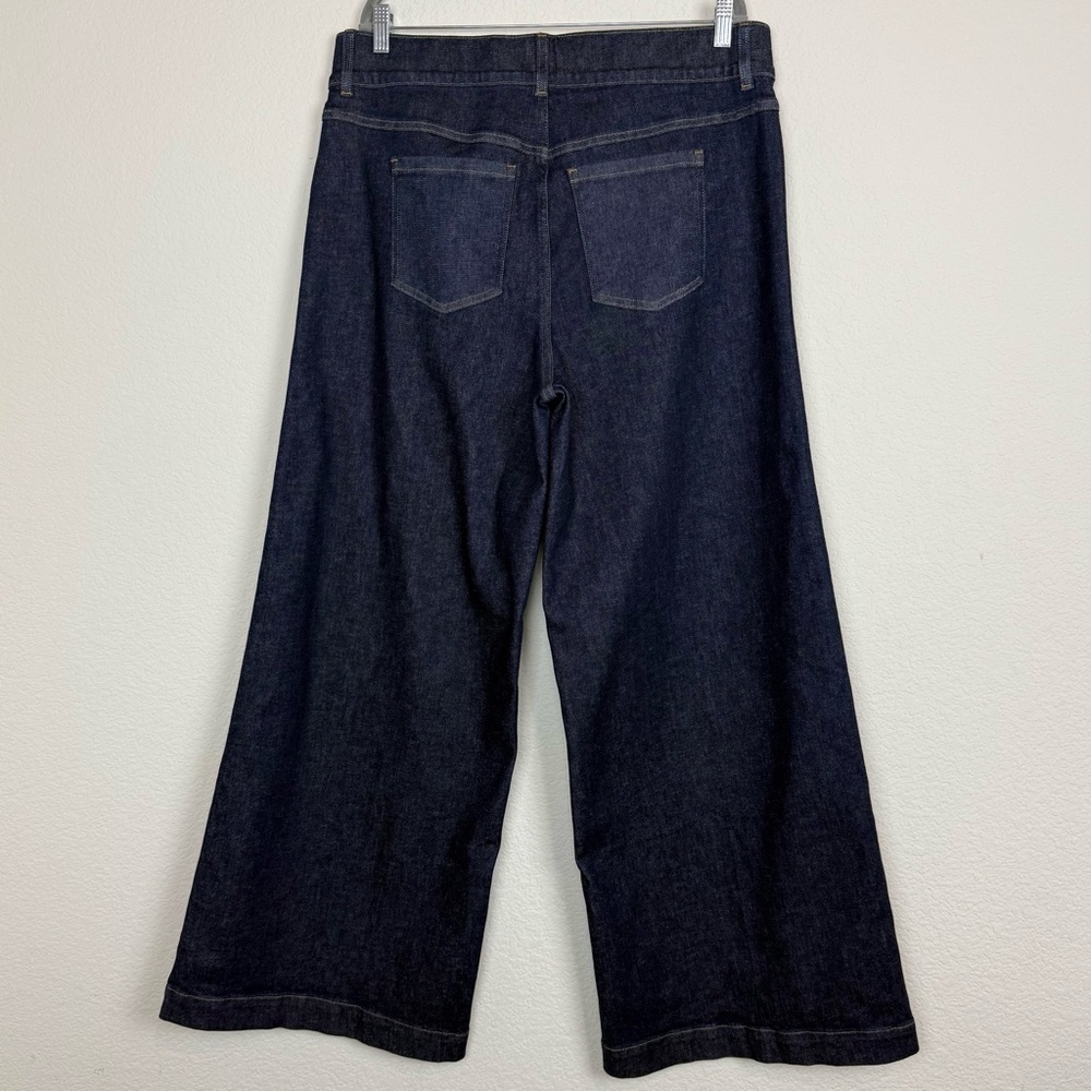 SPANX SPANXshape‎ EveryWear Wide Leg Jeans in Raw Indigo - Picture 7 of 13